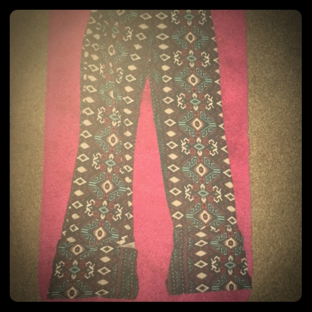 Flare Pants With Patterns
